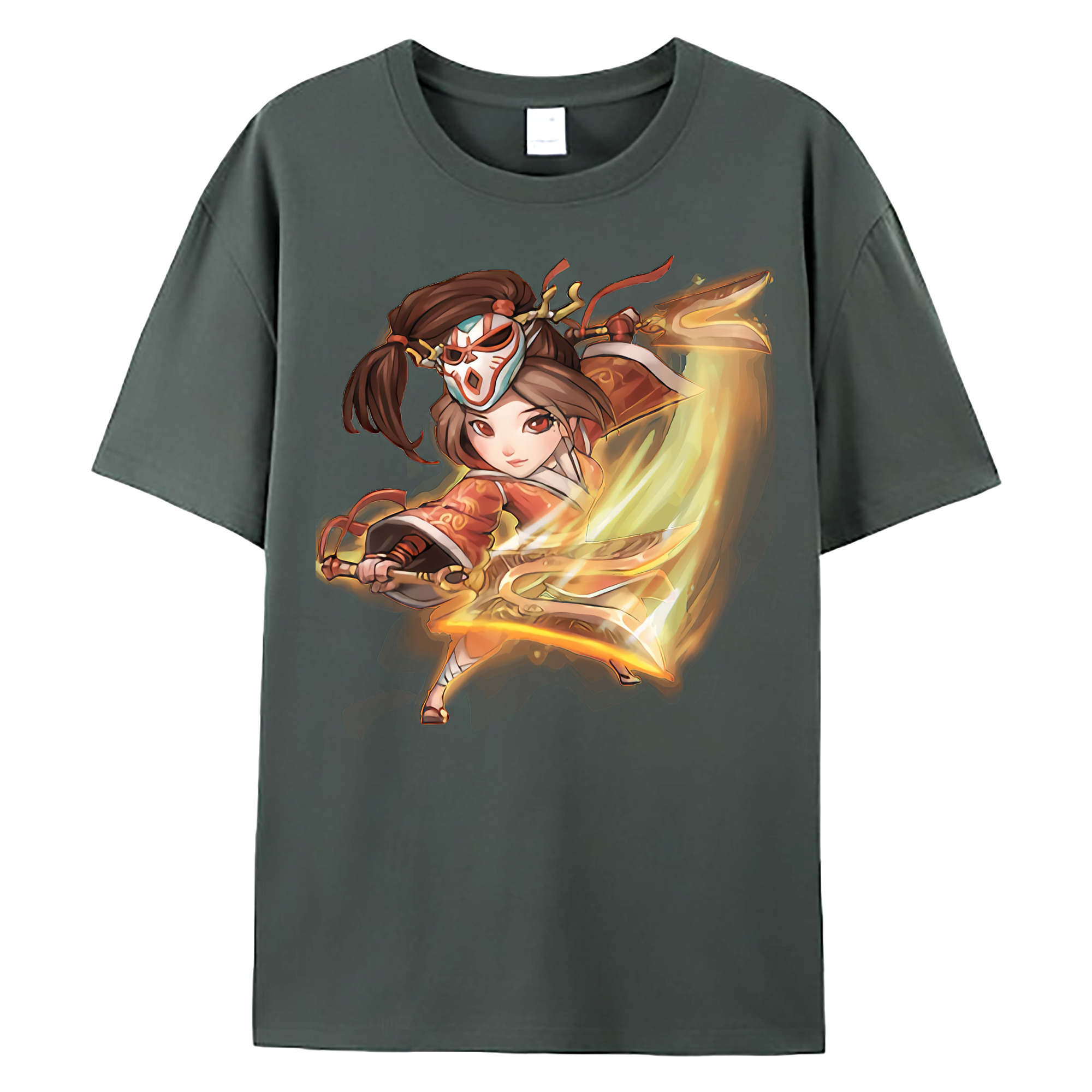 （画像用） リーグ・オブ・レジェンド League of Legends LOL 綿100％ メンズ半袖Tシャツ｜肌触りやわらか＆通気性